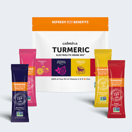 Calmiva™ – Turmeric Electrolyte Hydration Mix with Curcumin, Electrolytes & Vitamins